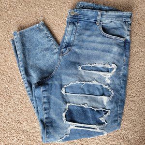 AE Ne(x)t Level Patched Curvy High-Waisted Jegging